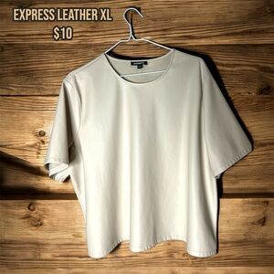 Express Leather Tan XL top